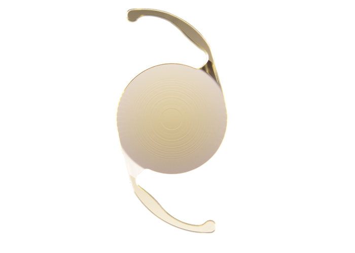 手術で使用する眼内レンズ