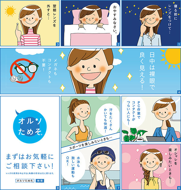 オルソケラトロジーレンズ